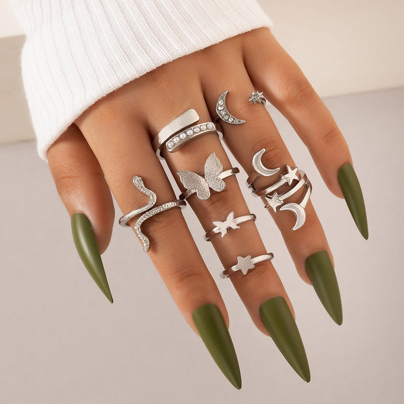 Snake Rings Collection