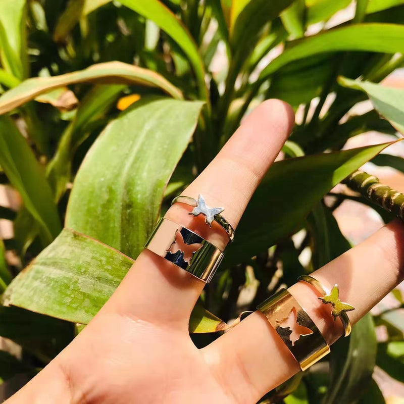 Vintage Butterfly Rings